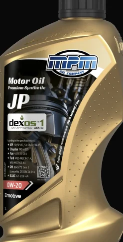 Motorolie 0w20 jp premium synthetic | 1 liter