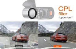 N5 2K QuadHD 4CH Wifi GPS 360 graden dashcam