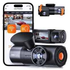 N5 2K QuadHD 4CH Wifi GPS 360 graden dashcam
