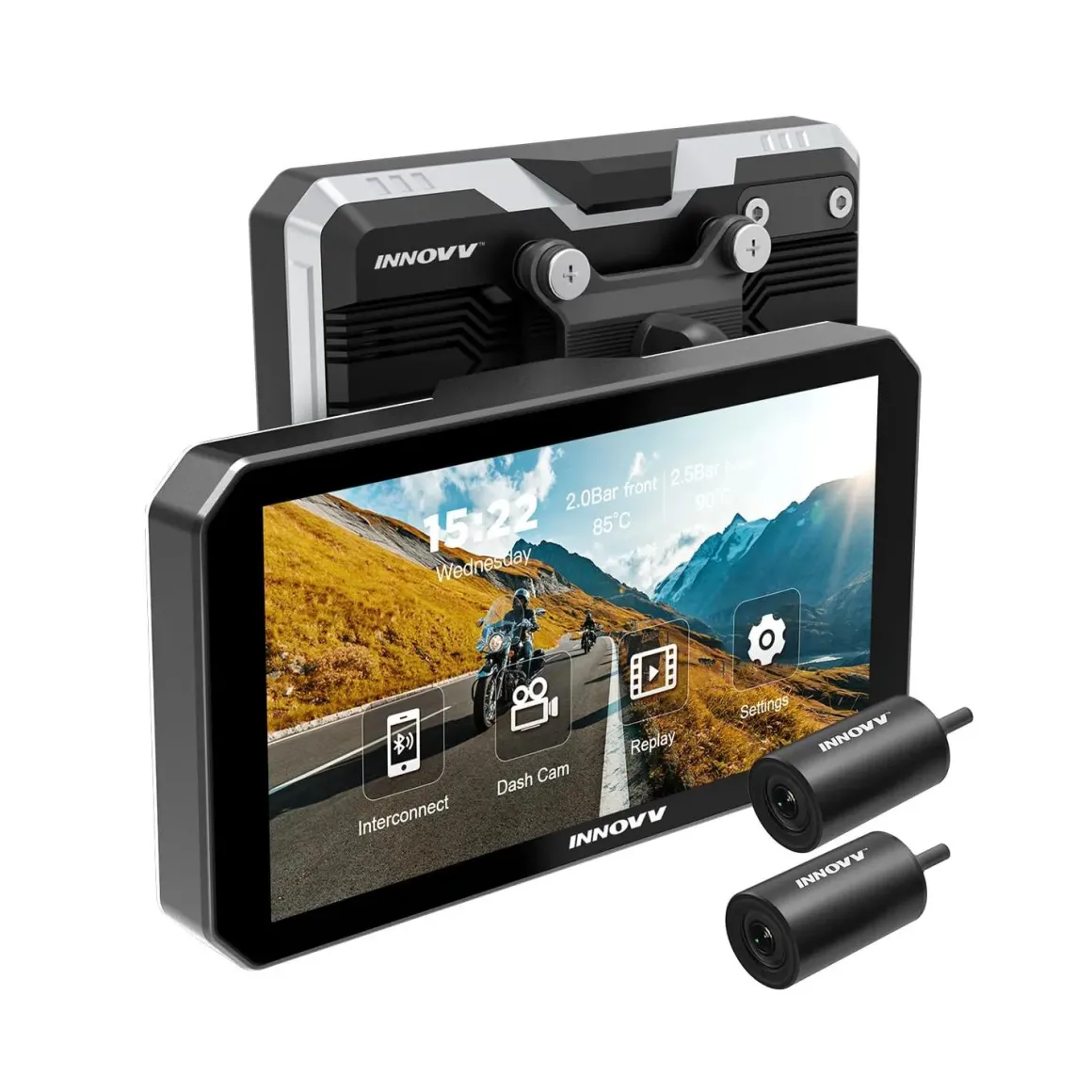N1 Pro 2CH Wifi GPS Carplay monitor en dashcam