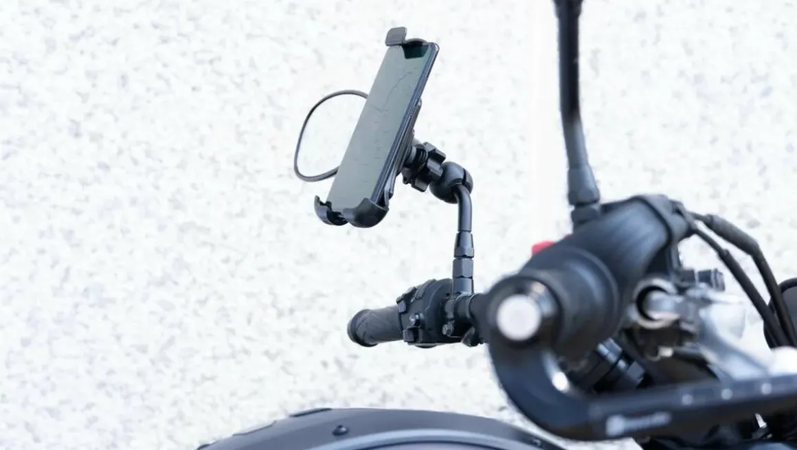 Optiline telefoonhouder motor spiegel