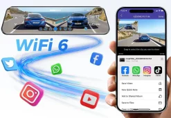 PG17 Max 4K 2CH Wifi GPS 64gb dashcam