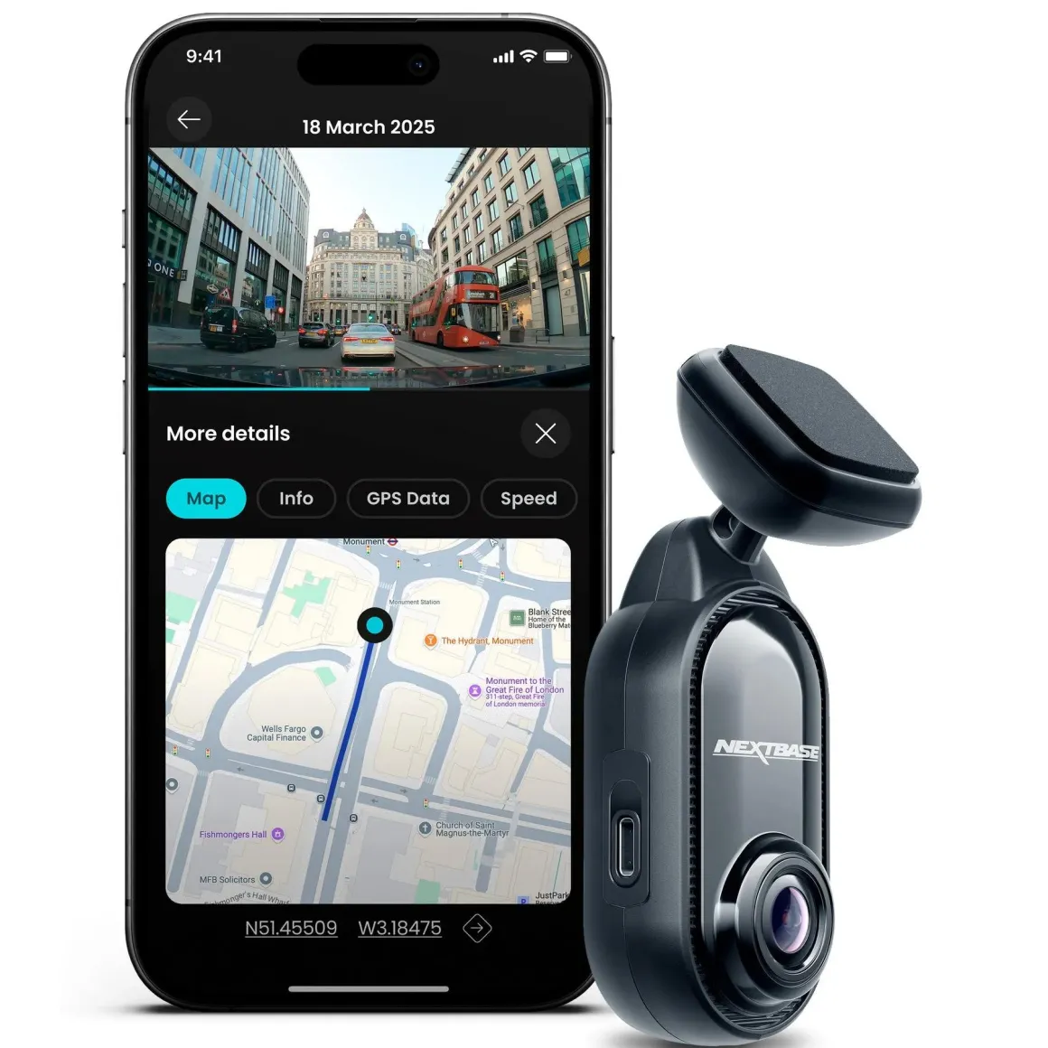 Piqo 2K Cloud Wifi dashcam
