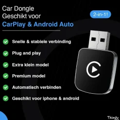 Premium 2-in-1 CarPlay & Android Auto Dongle