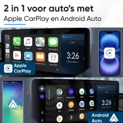 Premium 2-in-1 CarPlay & Android Auto Dongle