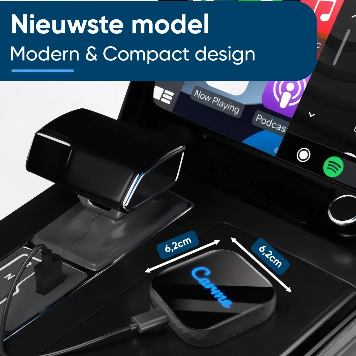 Premium 2-in-1 CarPlay & Android Auto Dongle