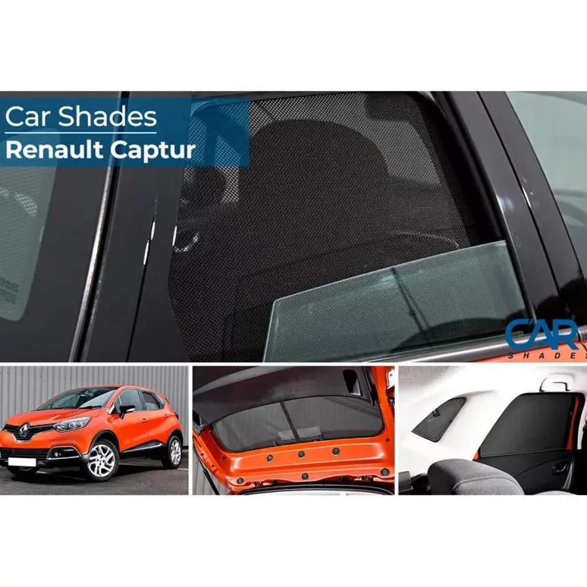 Renault Captur 5 deurs 2013 - Zonneschermen