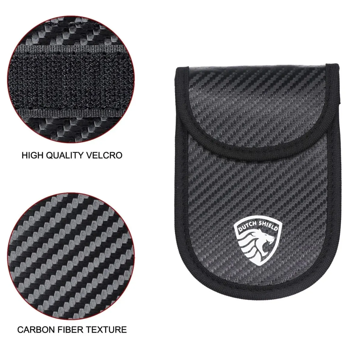 RFID Autosleutel Hoesje - Anti-Skim Carbon Style