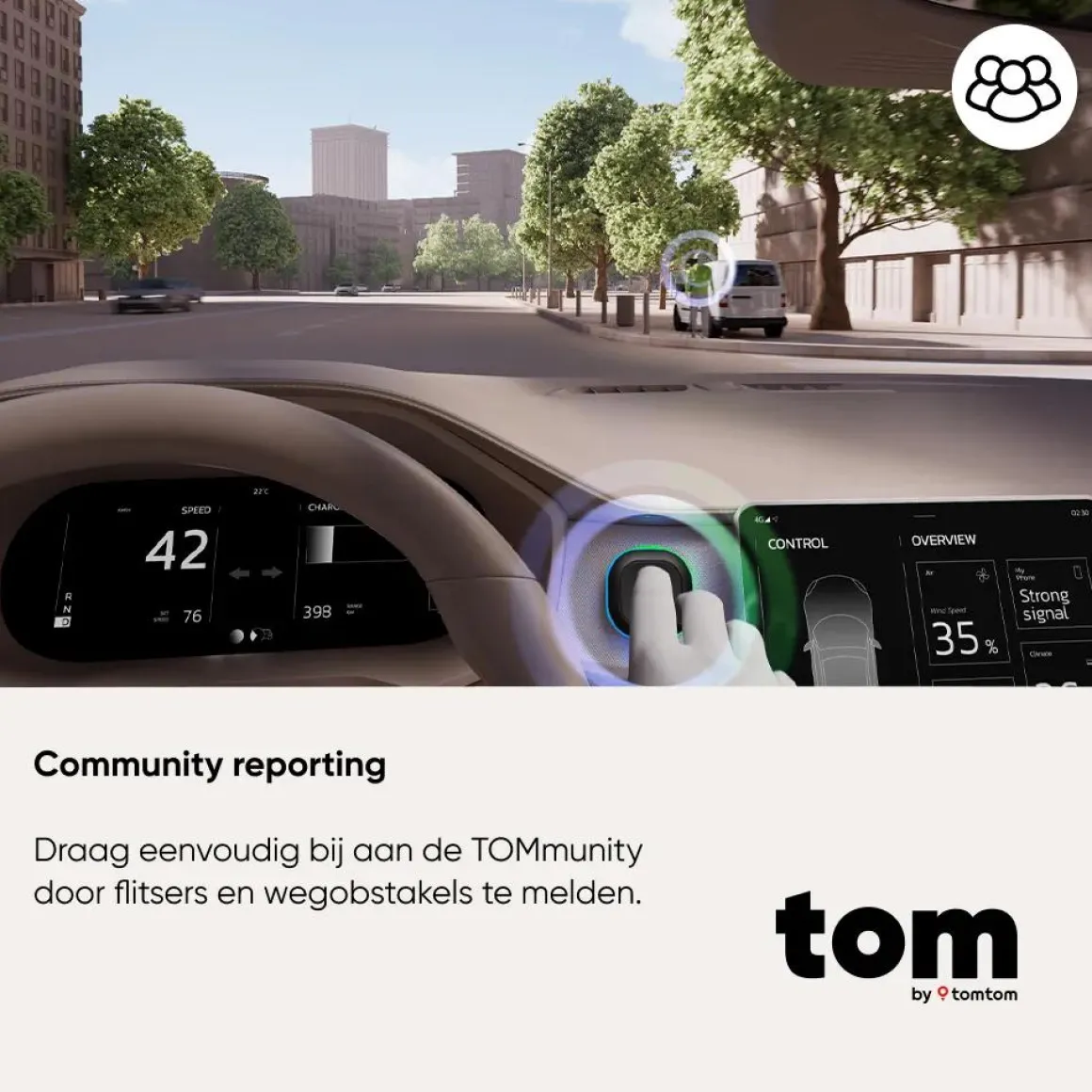 Rijassistent - Tom by