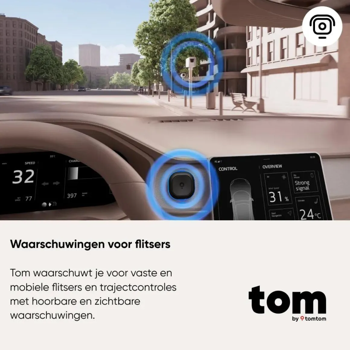 Rijassistent - Tom by