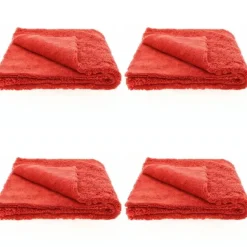 Rood Soft Microvezeldoek 4 stuks