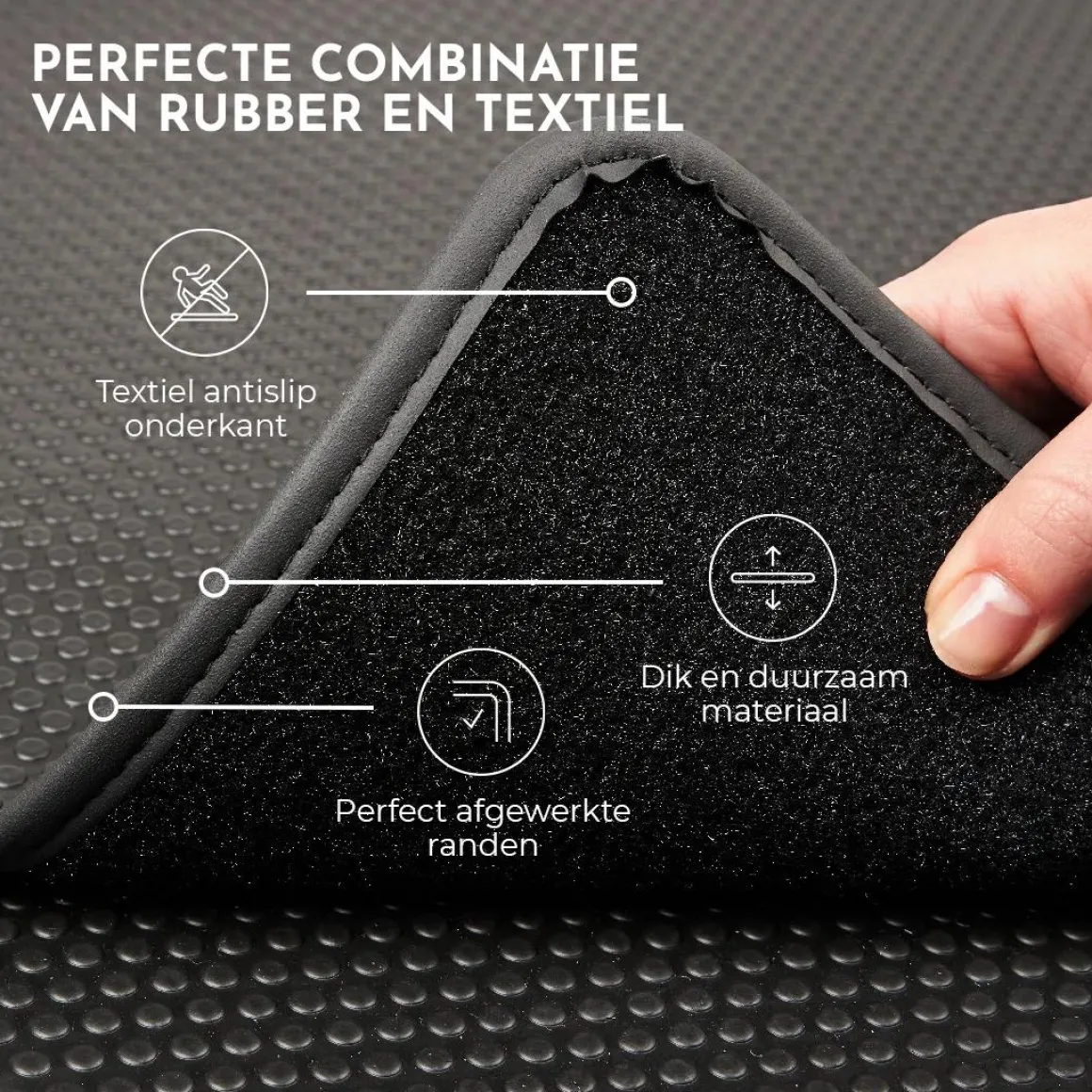 Rubber Kofferbakmat voor Volkswagen Tayron
