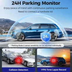 S58 4G 3CH 4K Wifi GPS dashcam