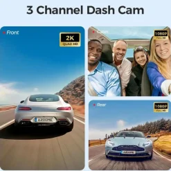 S58 4G 3CH 4K Wifi GPS dashcam