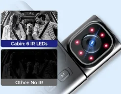 S58 4G 3CH 4K Wifi GPS dashcam