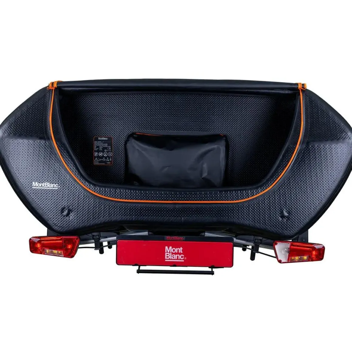Senja trekhaakkoffer 300 liter+Sarek fietsendrager