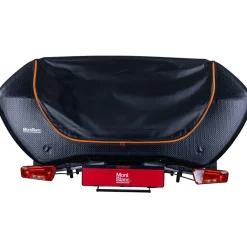 Senja trekhaakkoffer 300 liter+Sarek fietsendrager
