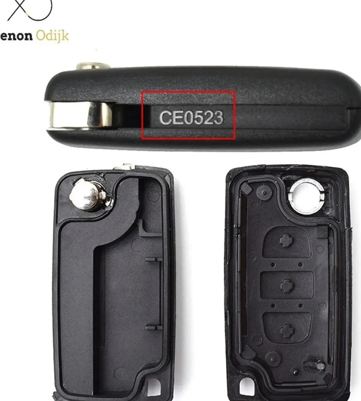 Sleutelbehuizing voor Citroen/Peugeot/Fiat