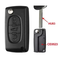 Sleutelbehuizing voor Citroen/Peugeot/Fiat