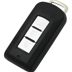Smart key behuizing 3 knops voor Mitsubishi