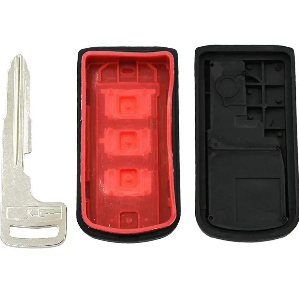 Smart key behuizing 3 knops voor Mitsubishi