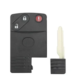 Smart key behuizing 3 knops geschikt voor Mazda