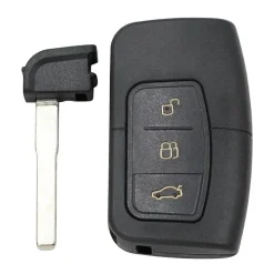 Smart key behuizing 3 knops geschikt voor Ford