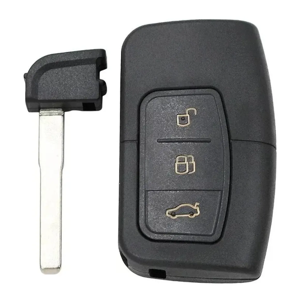 Smart key behuizing 3 knops geschikt voor Ford