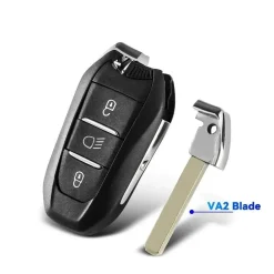 Smart key behuizing geschikt voor Peugeot/Citroen