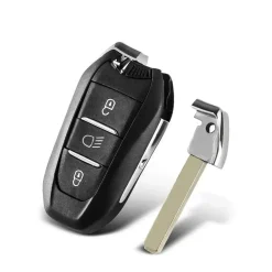 Smart key behuizing geschikt voor Peugeot/Citroen