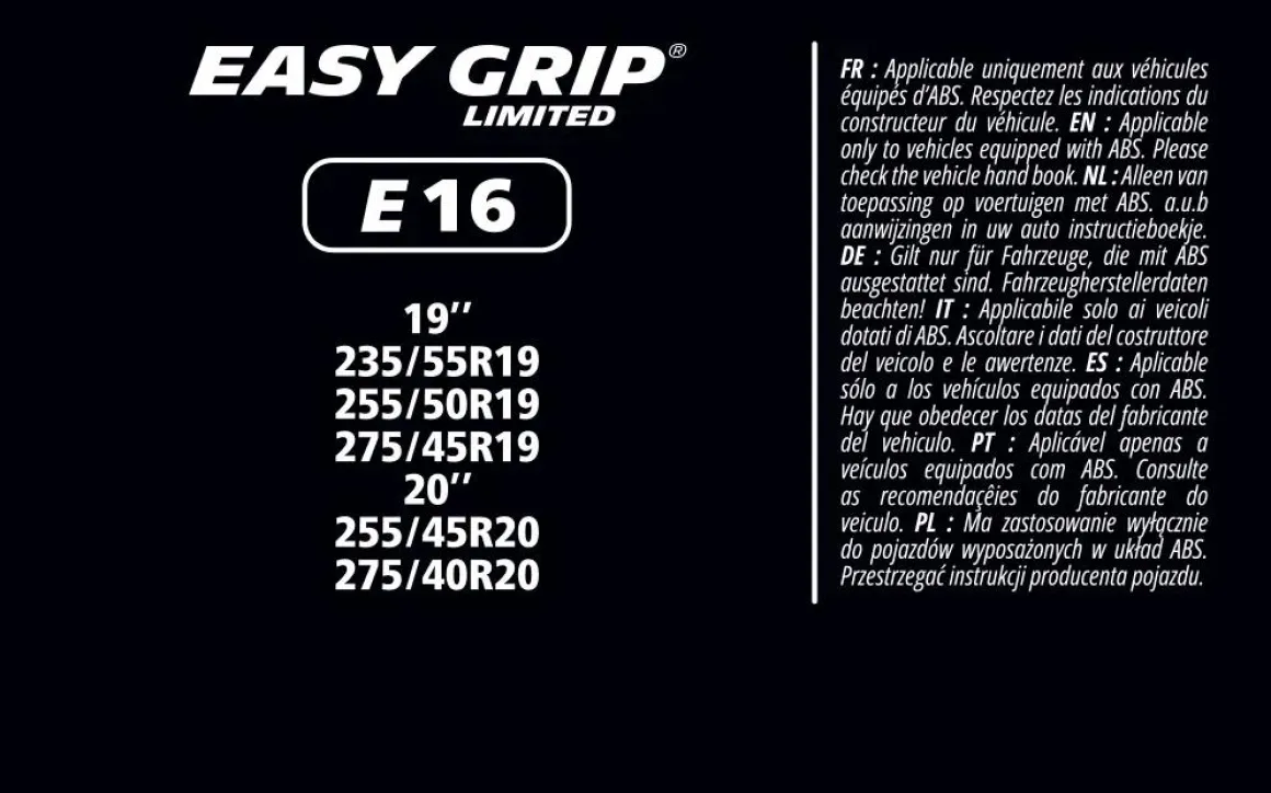 Sneeuwkettingen - Easy Grip - EG-E16