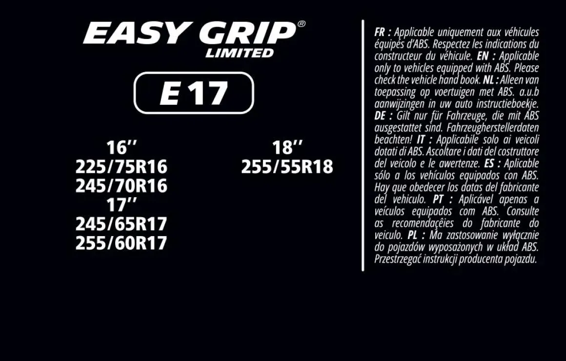 Sneeuwkettingen - Easy Grip - EG-E17