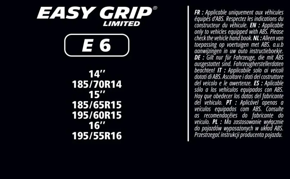 Sneeuwkettingen - Easy Grip - EG-E6