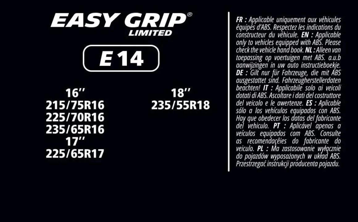 Sneeuwkettingen - Easy Grip - EG-E14