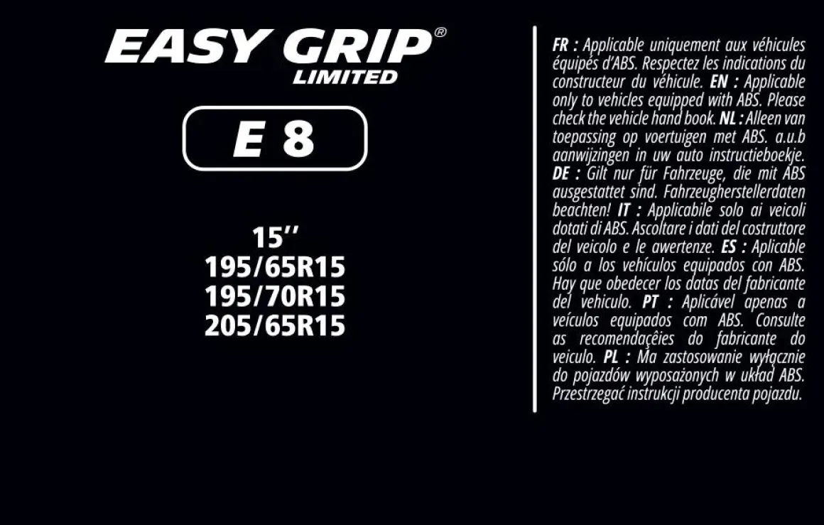 Sneeuwkettingen - Easy Grip - EG-E8