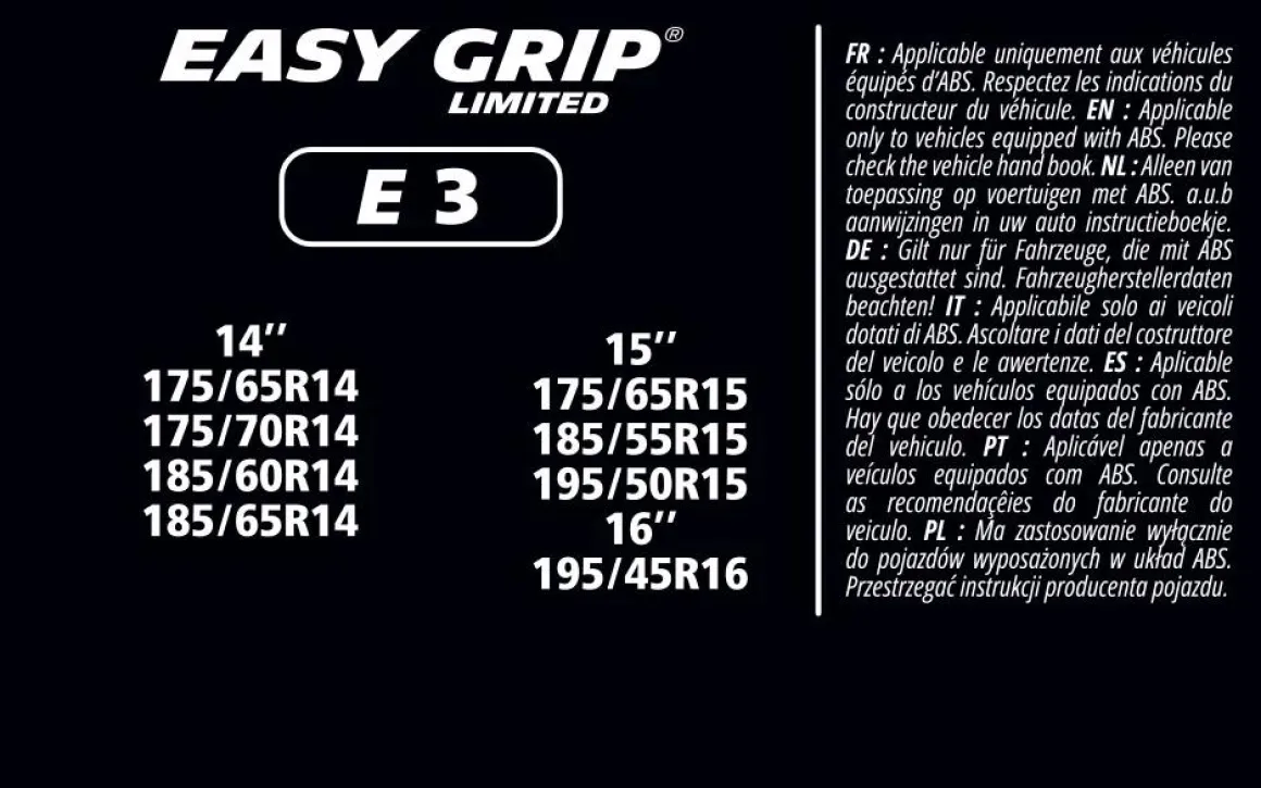 Sneeuwkettingen - Easy Grip - EG-E3