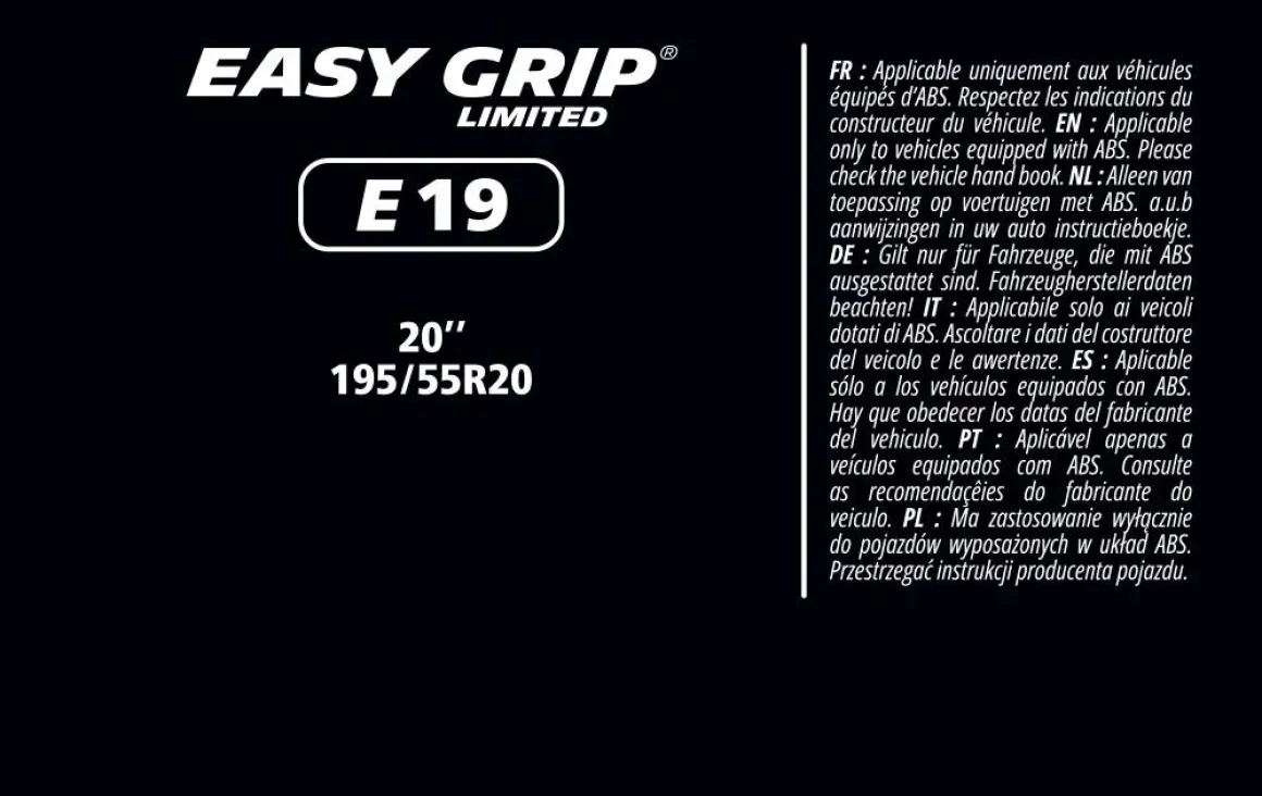 Sneeuwkettingen - Easy Grip- EG-E19