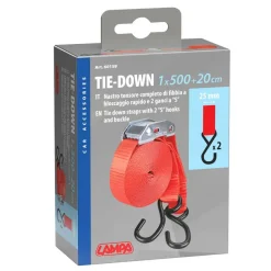 Spanband 500 cm incl. 2x S-haak
