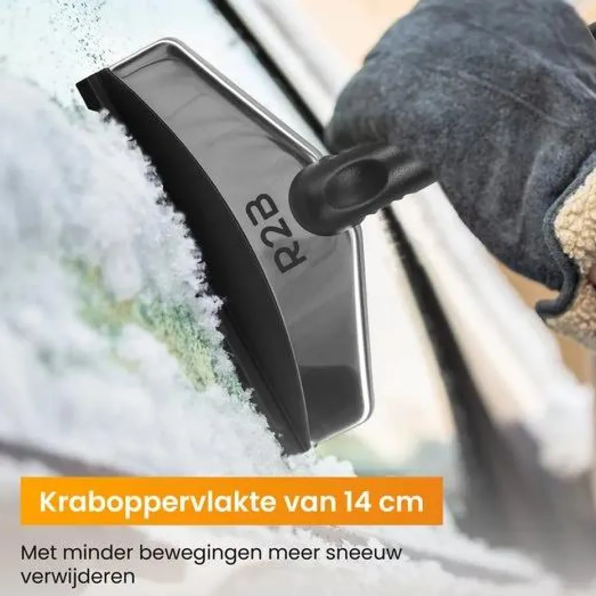 Stevige IJskrabber auto - Extra breed