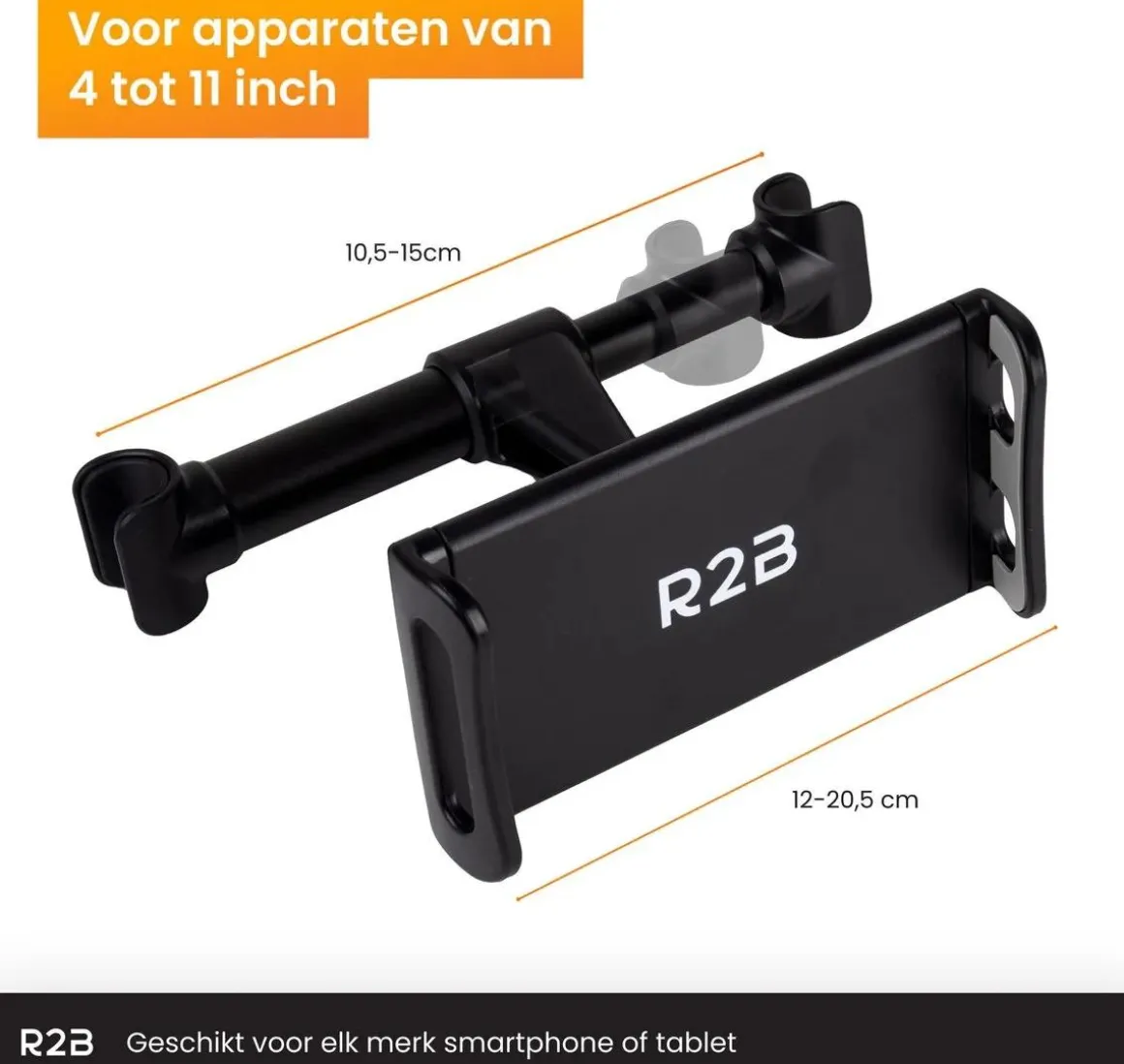 Stevige Tablet houder auto hoofdsteun
