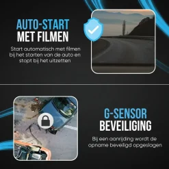 T55 4K 2CH Full Mirror Wifi GPS 32gb dashcam