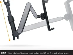 Tablet houder auto met verstelbare arm
