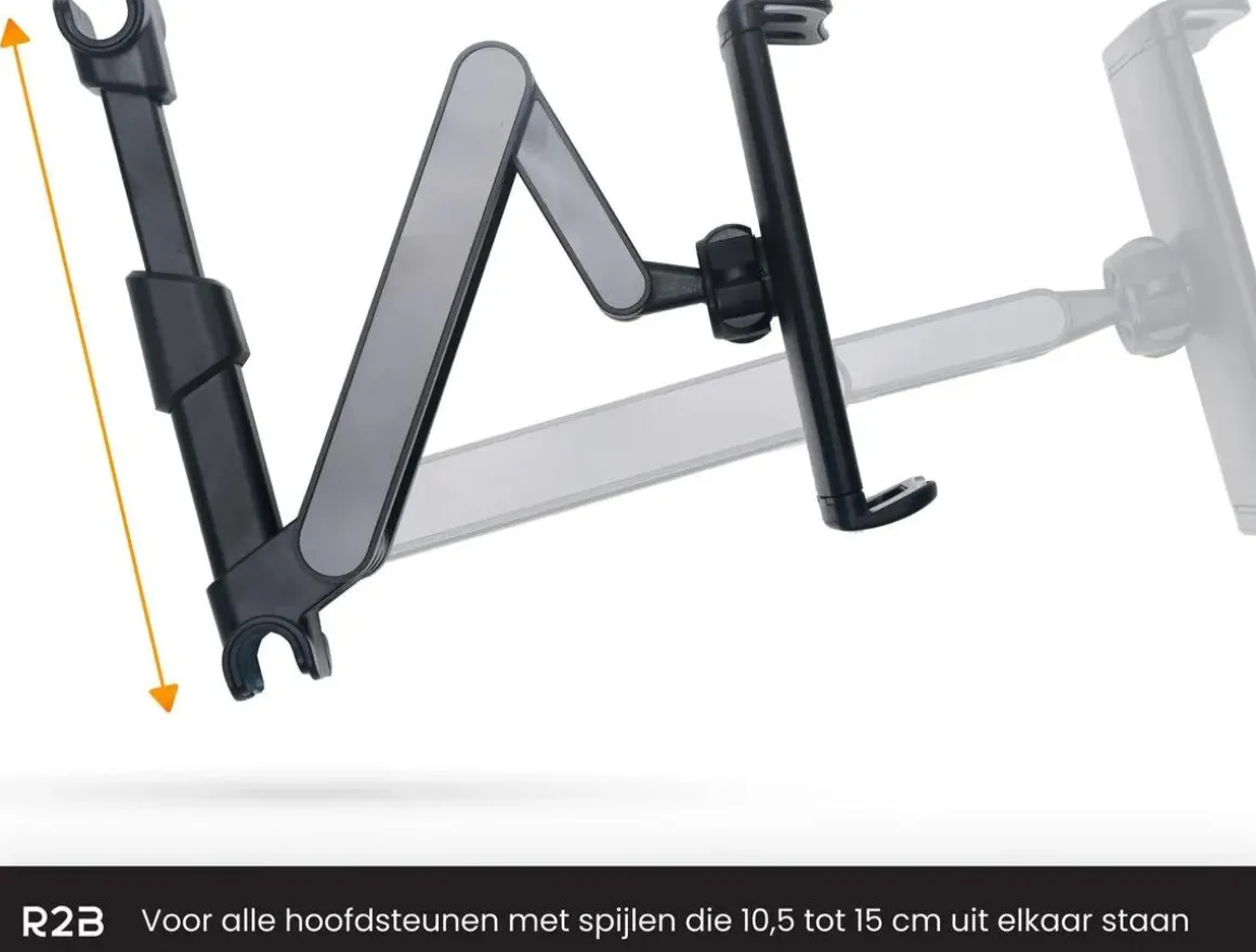Tablet houder auto met verstelbare arm