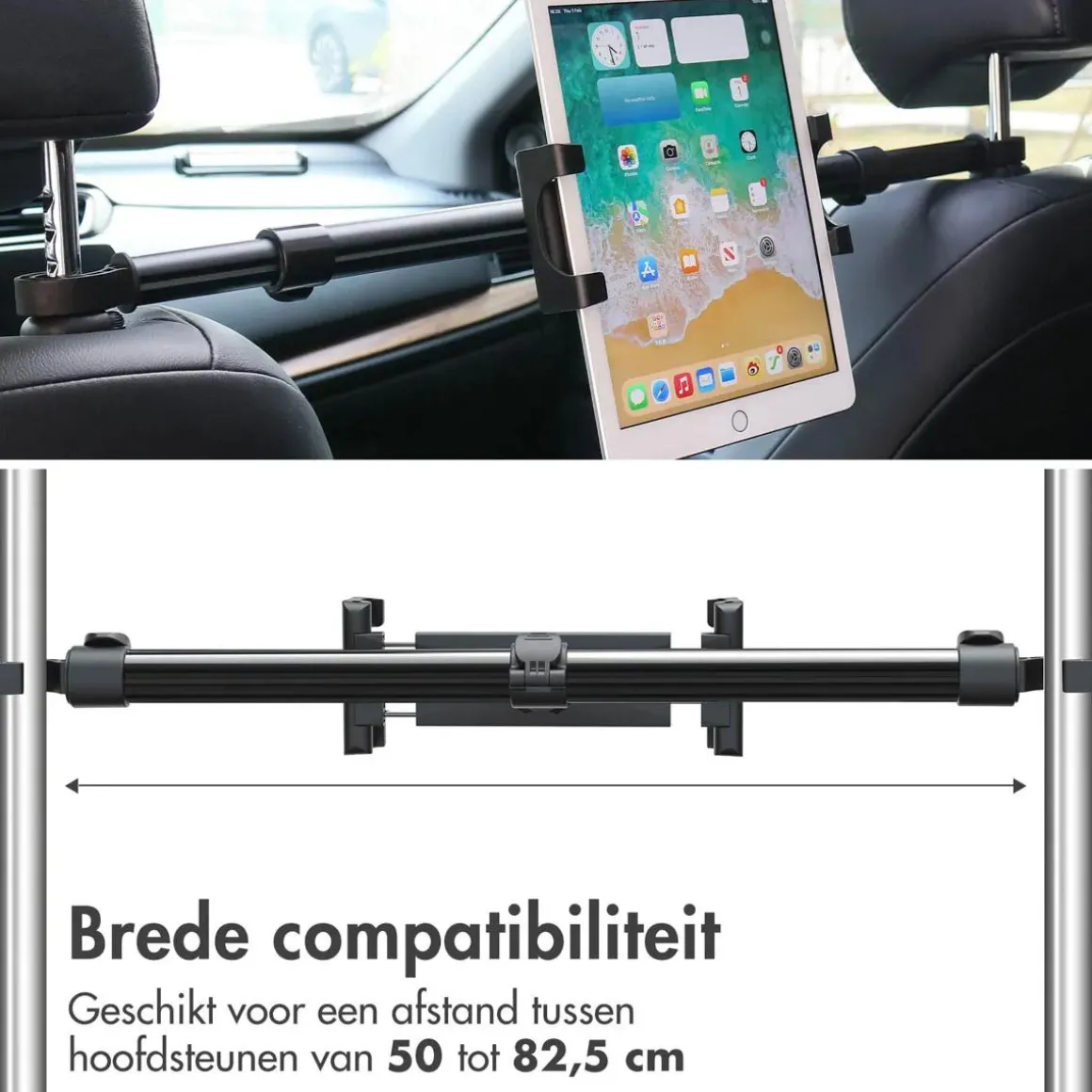 Tablethouder Auto - Hoofdsteun Midden