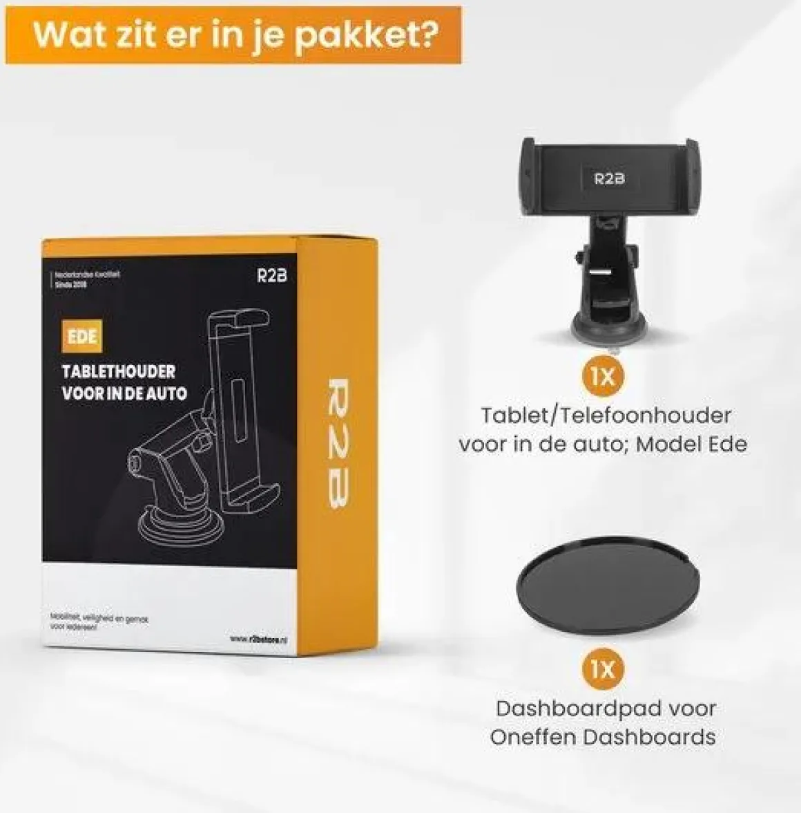 Tablethouder/Telefoonhouder Auto Zuignap
