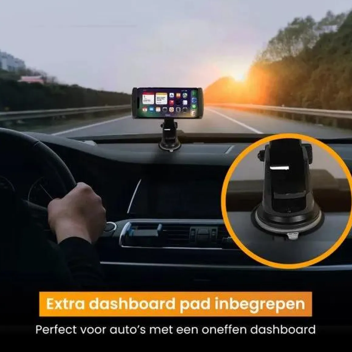 Tablethouder/Telefoonhouder Auto Zuignap