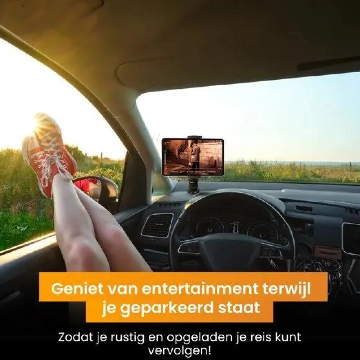 Tablethouder/Telefoonhouder Auto Zuignap