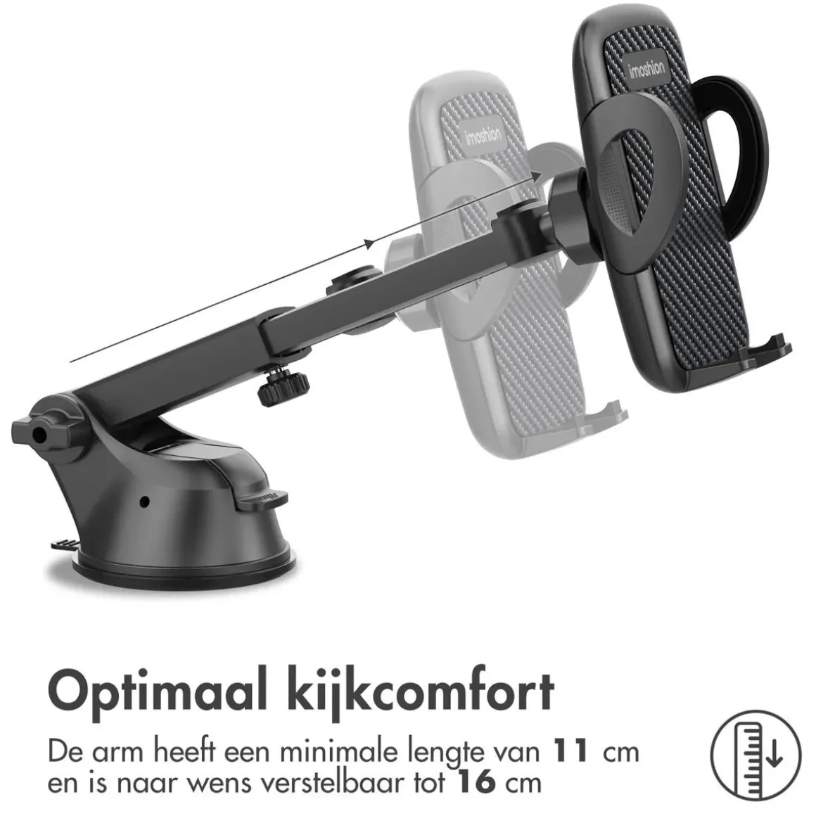 Telefoonhouder Auto - Dashboard / Raam / Vent