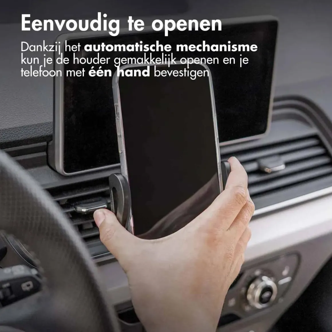 Telefoonhouder Auto - Dashboard / Raam / Vent