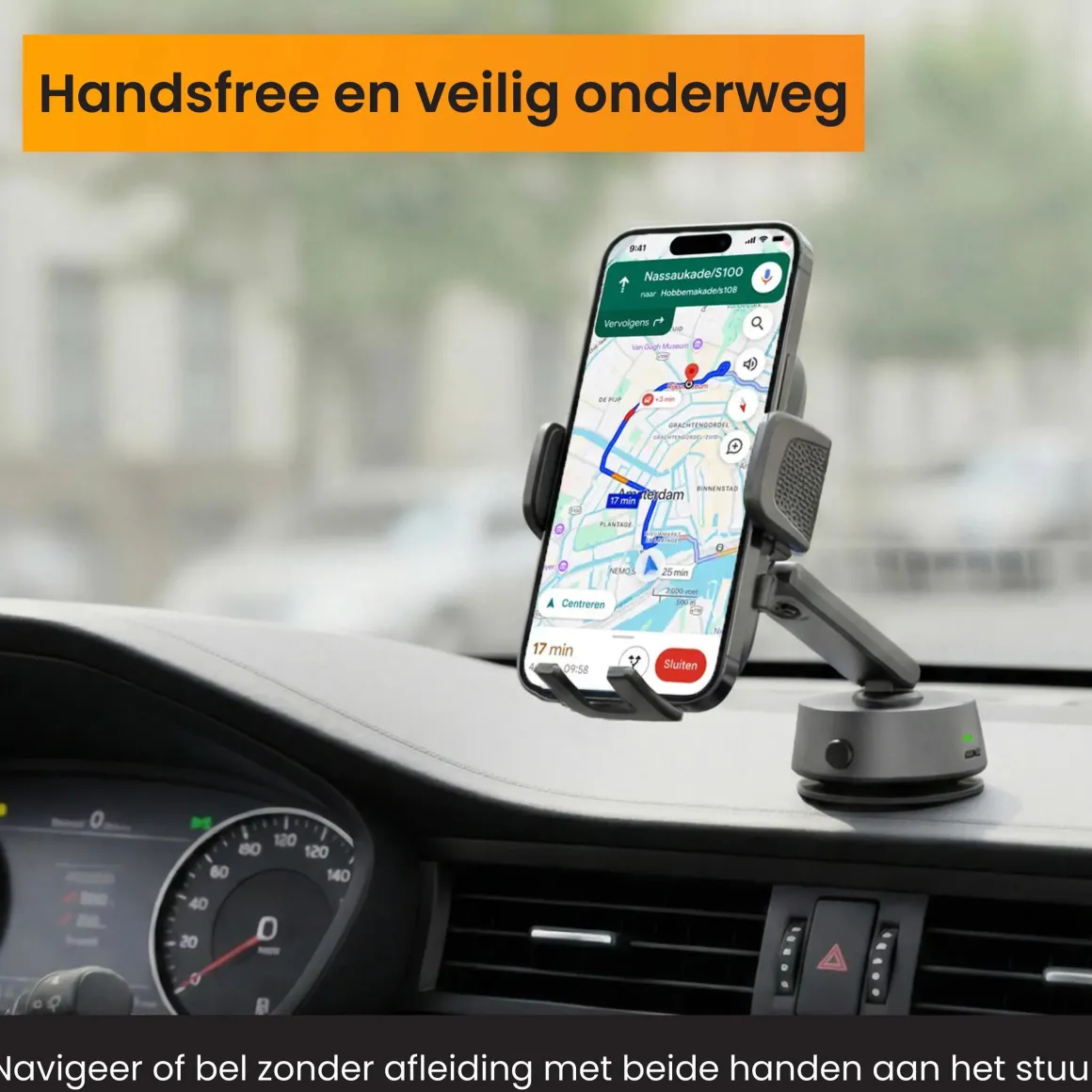 Telefoonhouder Auto - Elektrische Zuignap